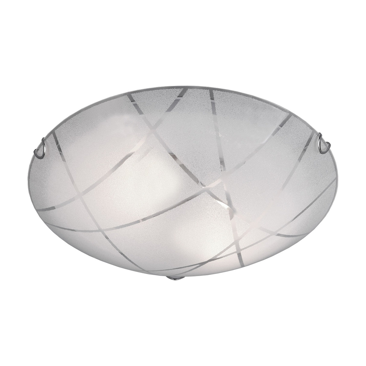 Sandrina 2 Light Glass Ceiling Light – White