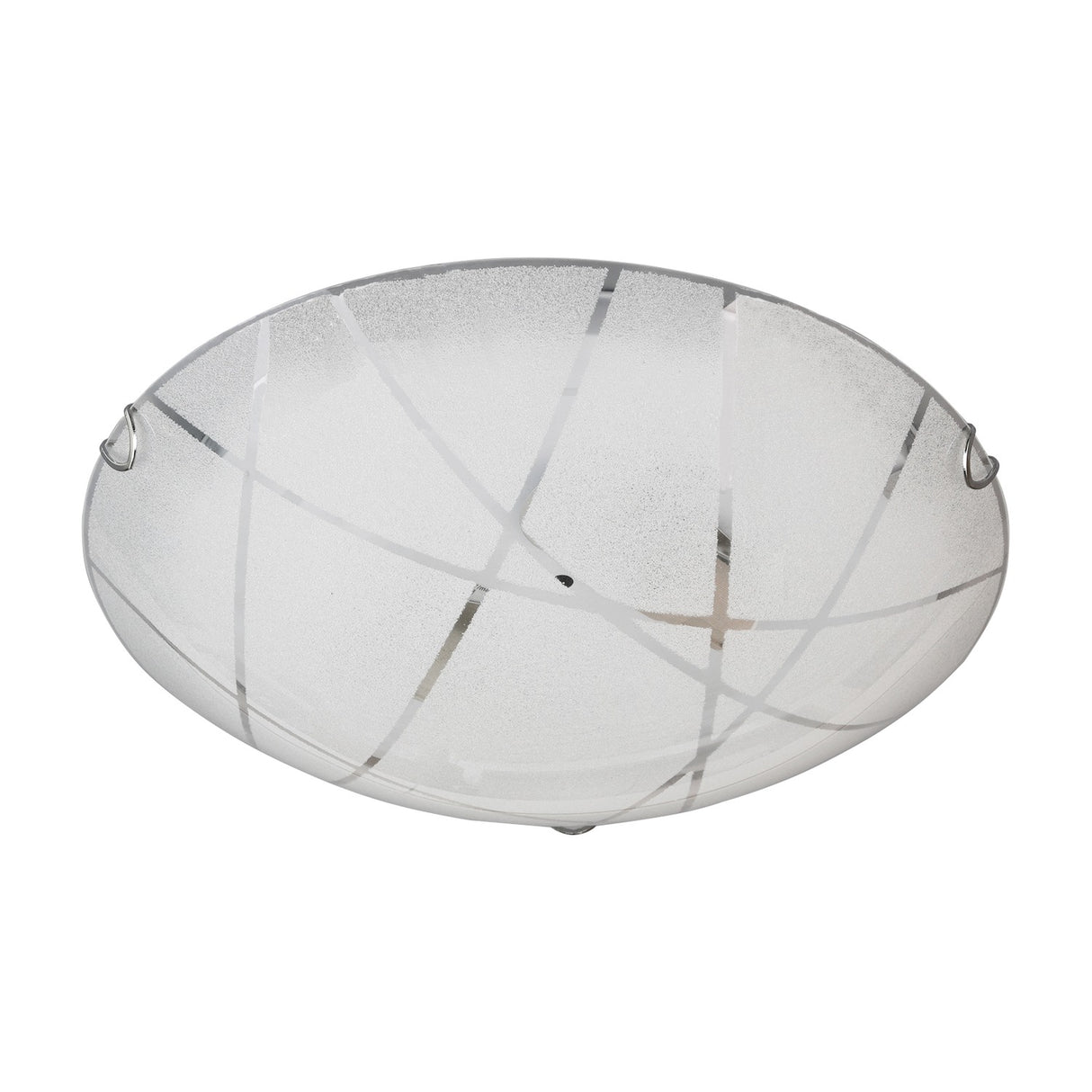Sandrina 2 Light Glass Ceiling Light – White