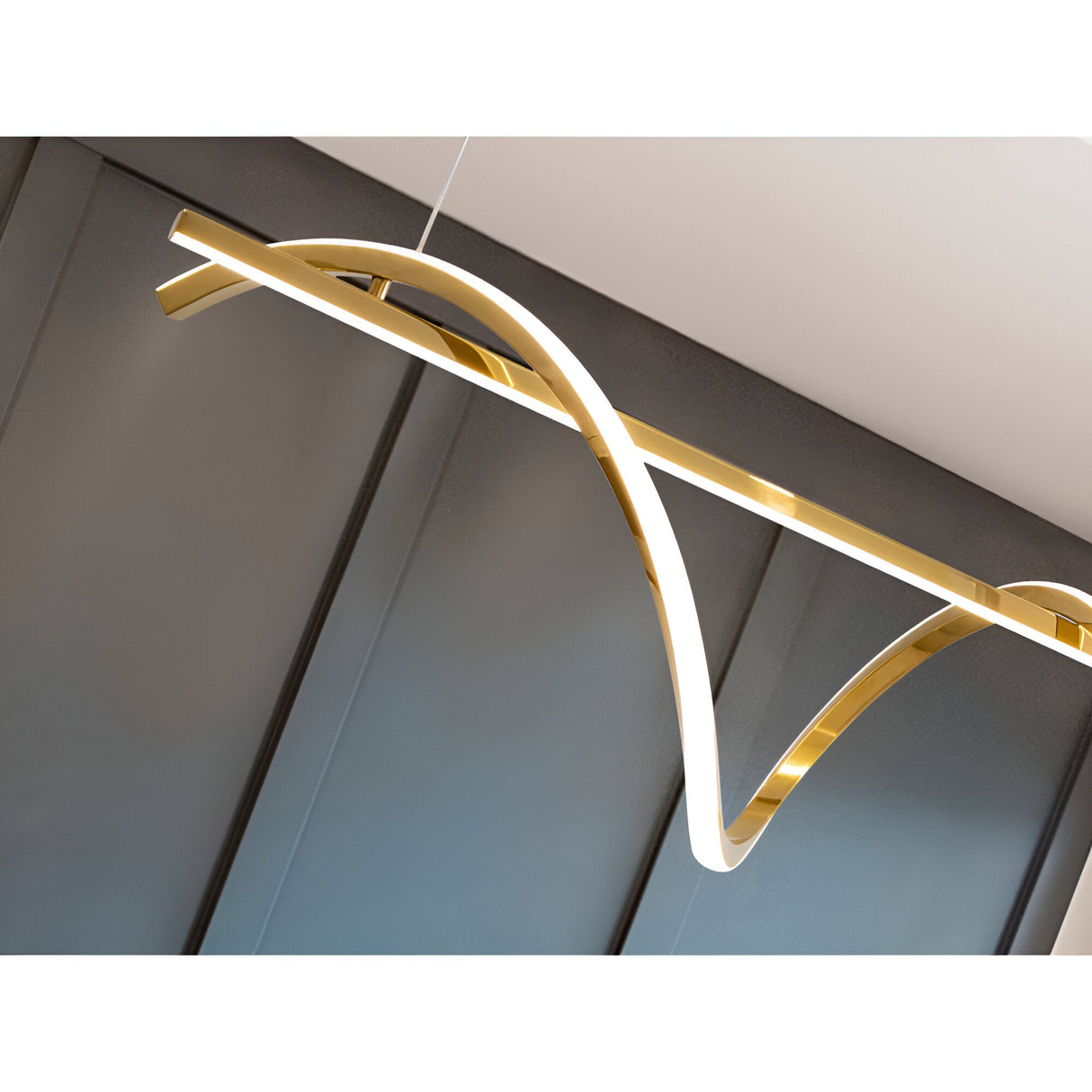 Asure Dimmable LED Light Linear Suspension 48W 3000K - Gold