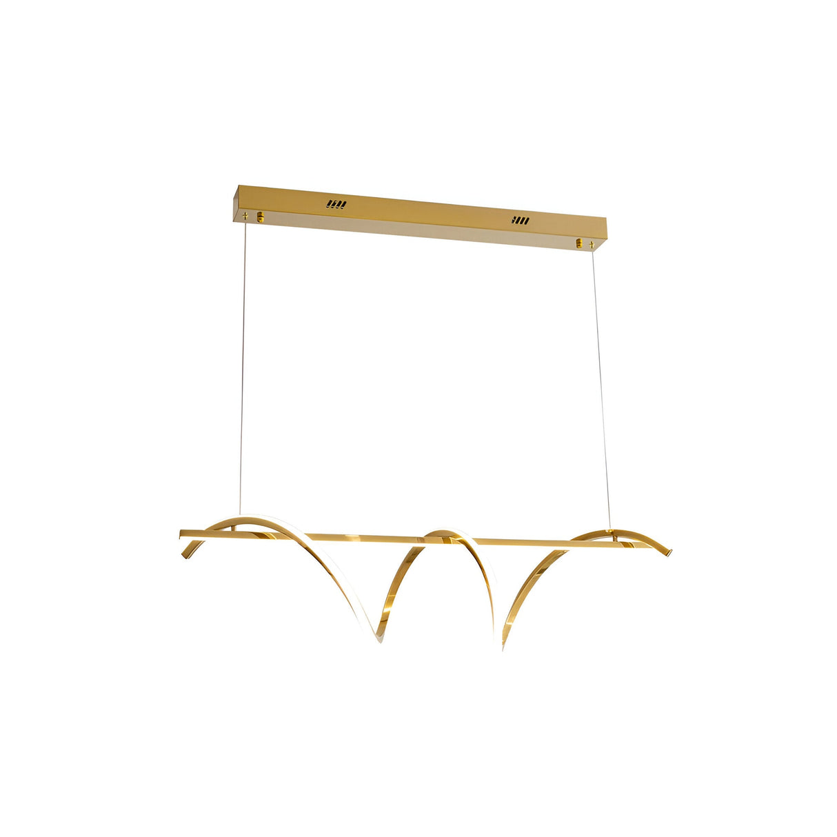 Asure Dimmable LED Light Linear Suspension 48W 3000K - Gold