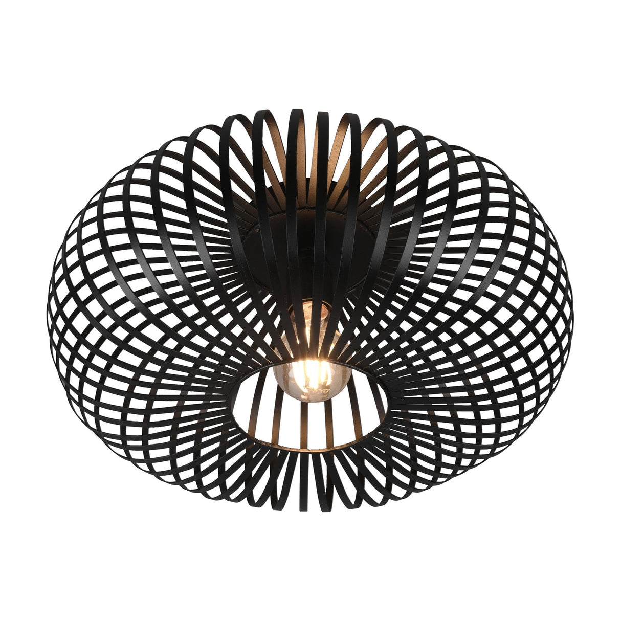 Johann 40cm Ceiling Light – Matt Black