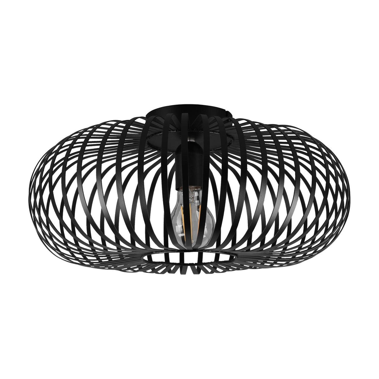 Johann 40cm Ceiling Light – Matt Black