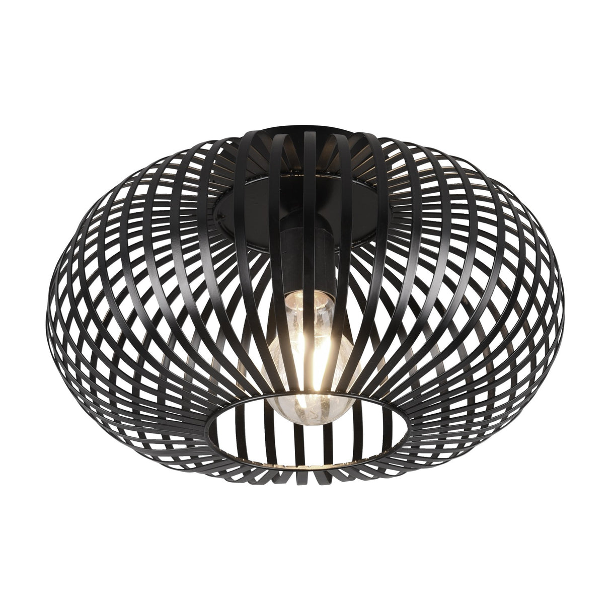 Johann 30cm Ceiling Light – Matt Black