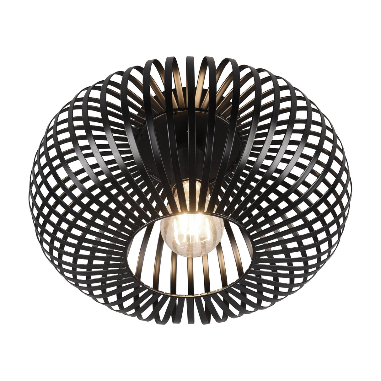 Johann 30cm Ceiling Light – Matt Black