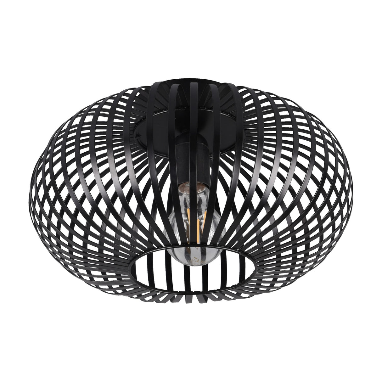 Johann 30cm Ceiling Light – Matt Black