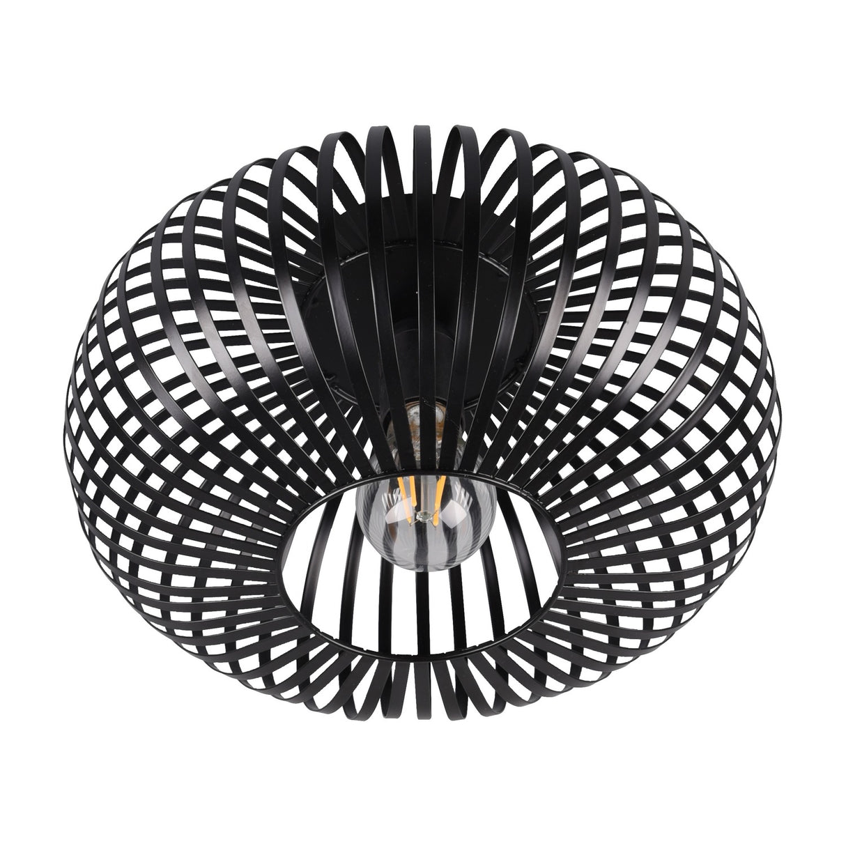 Johann 30cm Ceiling Light – Matt Black