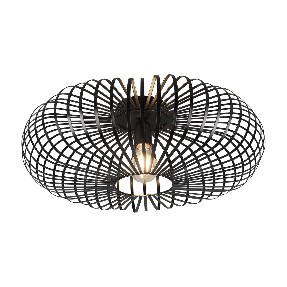 Johann 50cm Ceiling Light – Matt Black
