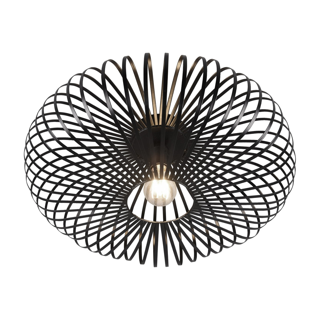 Johann 50cm Ceiling Light – Matt Black