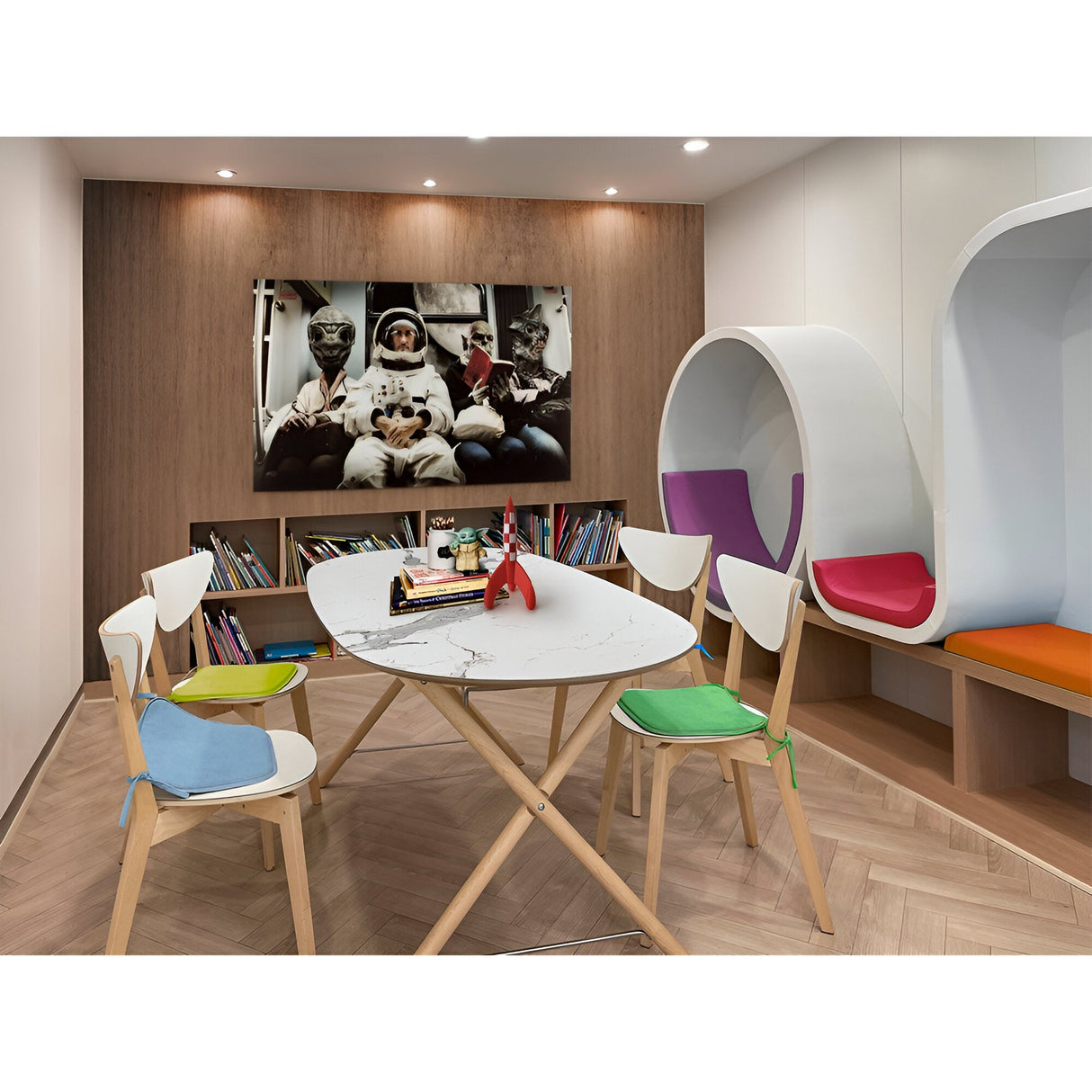 Galacticos Urban Nightlife Photography Print – 140x80cm