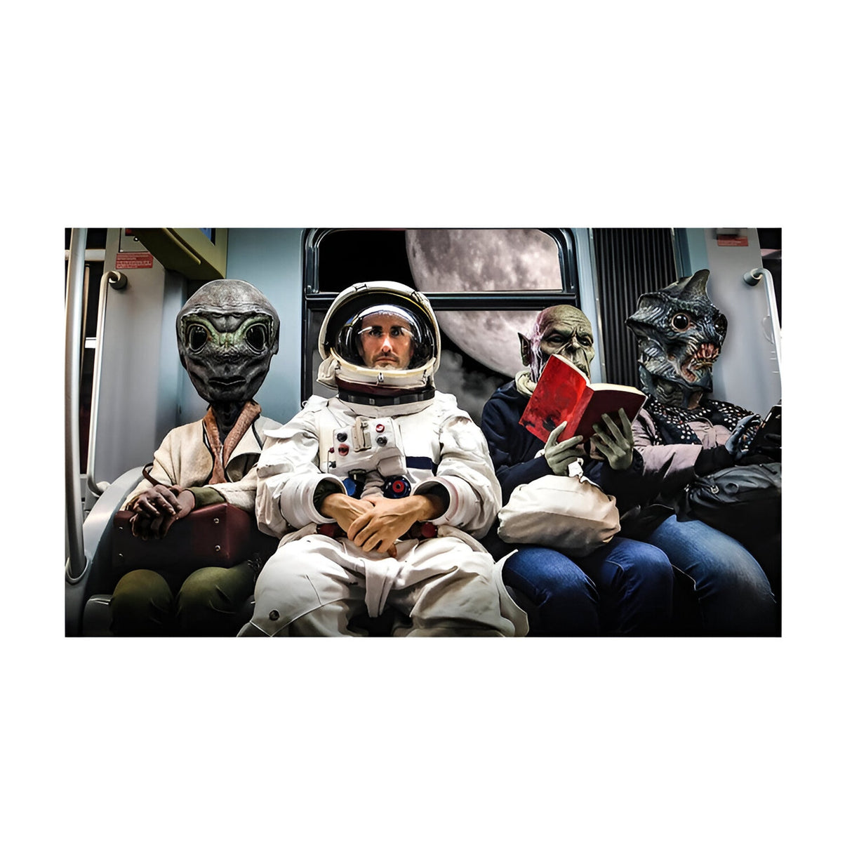 Galacticos Urban Nightlife Photography Print – 140x80cm