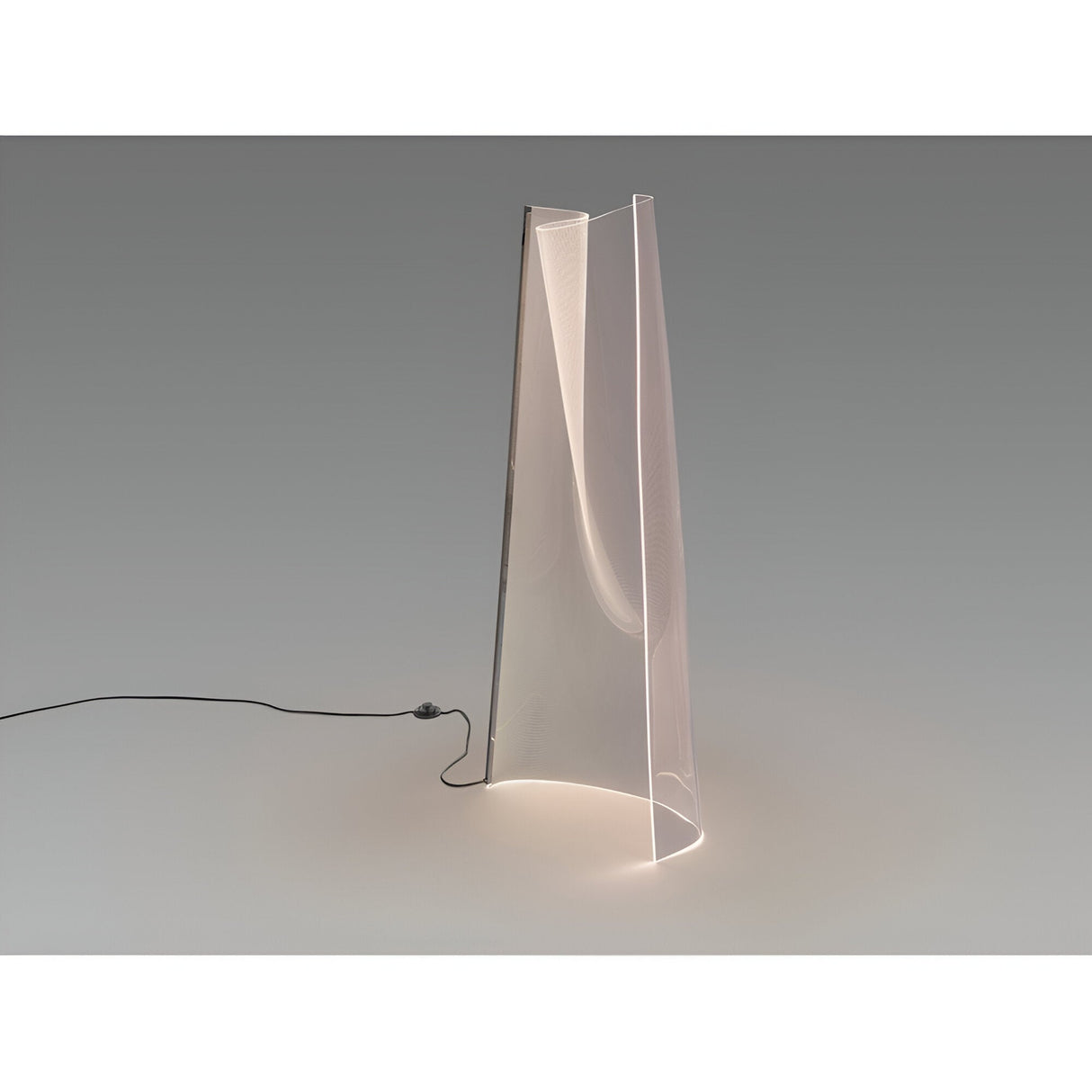 Velos II LED Floor Lamp 24W 3000K - Transparent