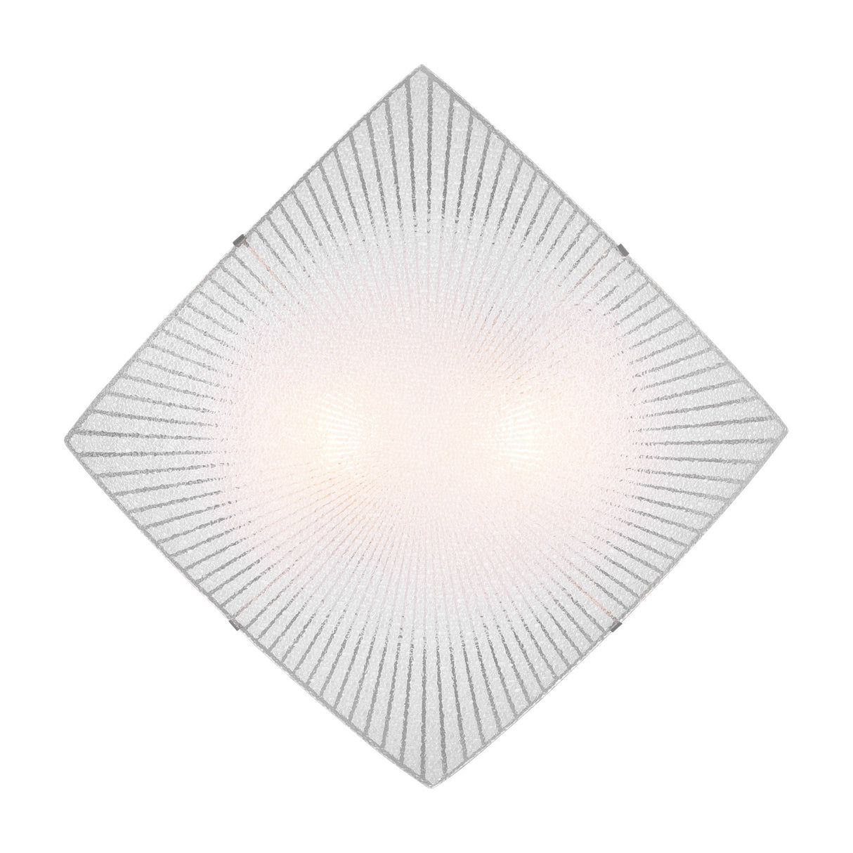 Elisa 2 Light Glass Ceiling Light – Chrome