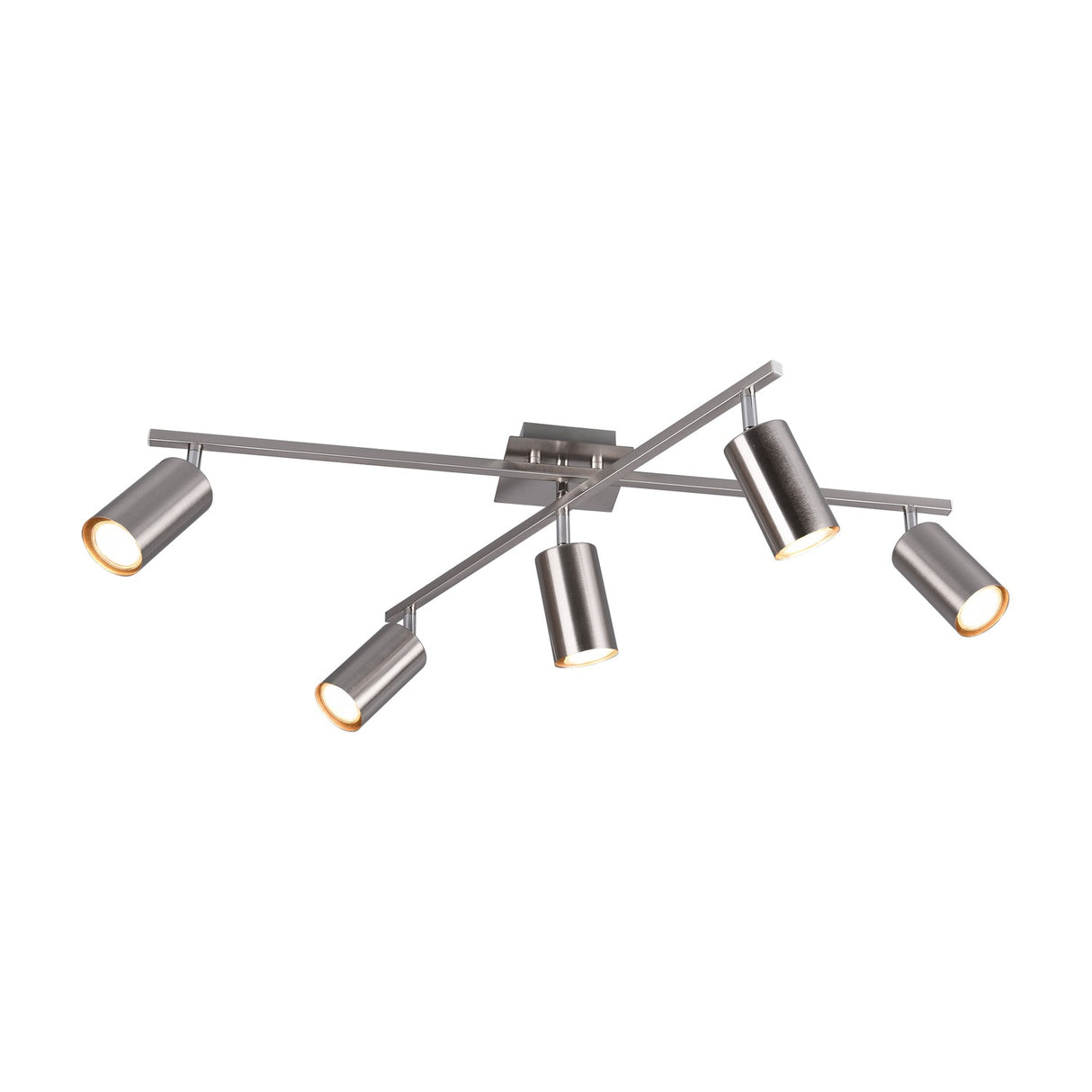 Marley 5 Light Ceiling Light – Satin Nickel