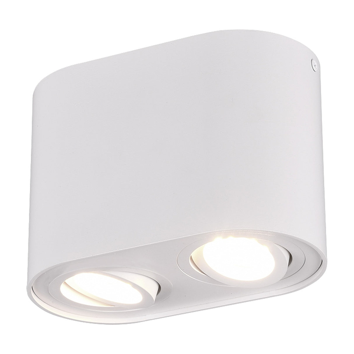 Cookie 2 Light Ceiling Light – Matt White