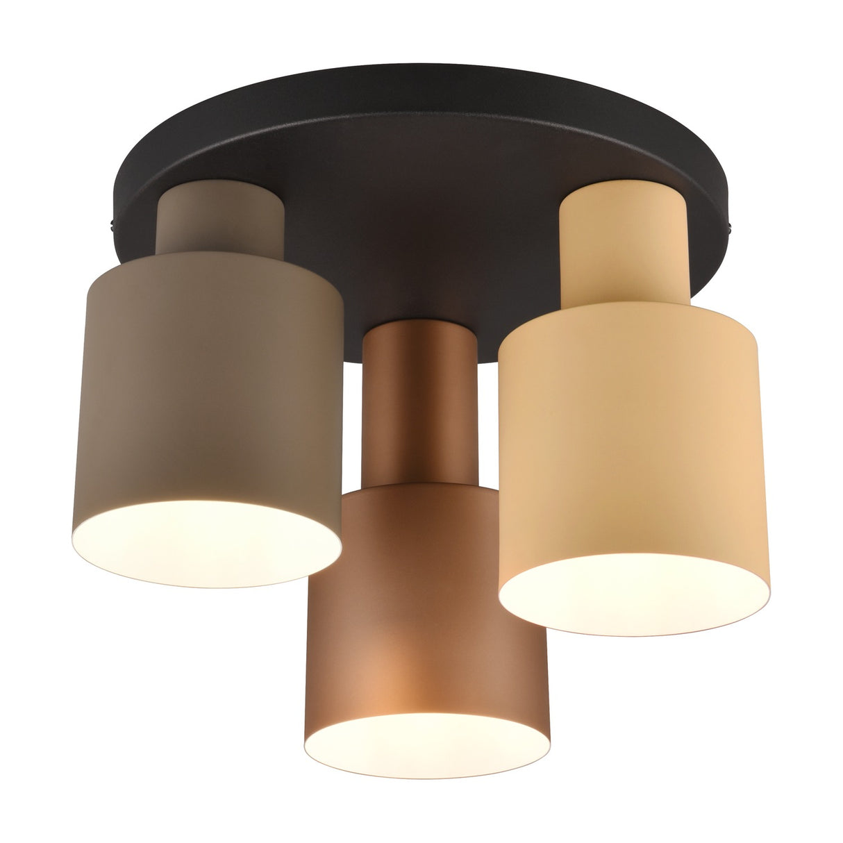 Agudo 3 Light Round Ceiling Light – Multicoloured