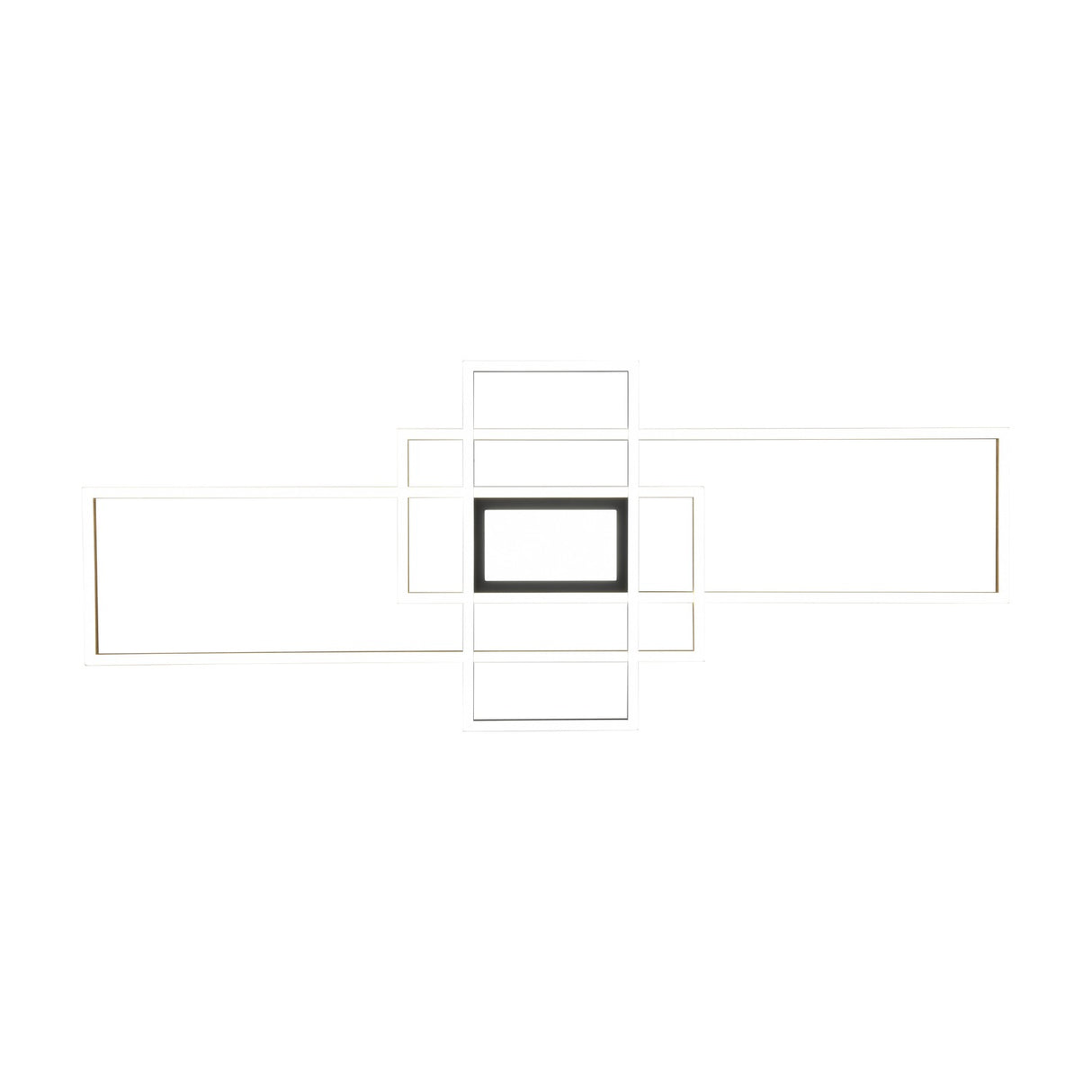 Irvine 3 Light LED Square Ceiling Light – Satin Brass