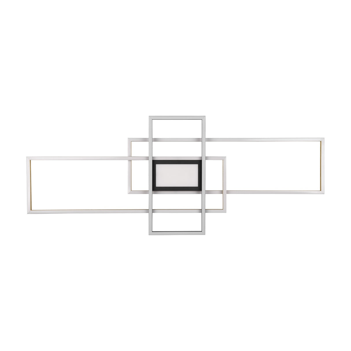 Irvine 3 Light LED Square Ceiling Light – Satin Brass