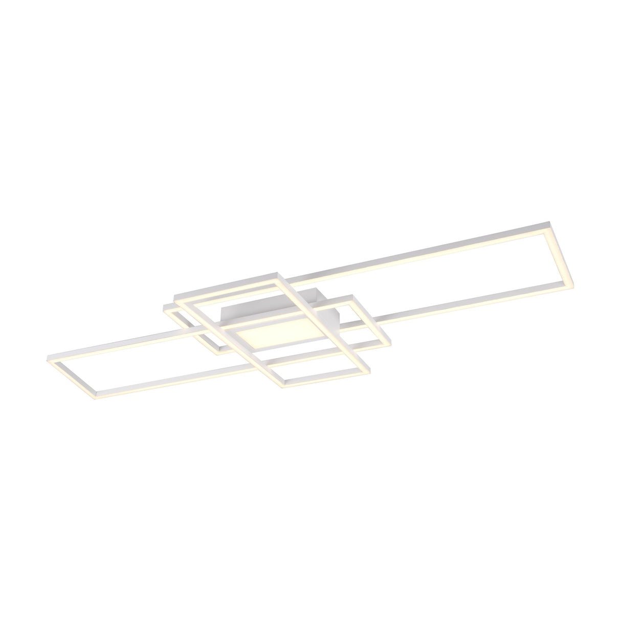 Irvine 3 Light LED Square Ceiling Light – Matt White