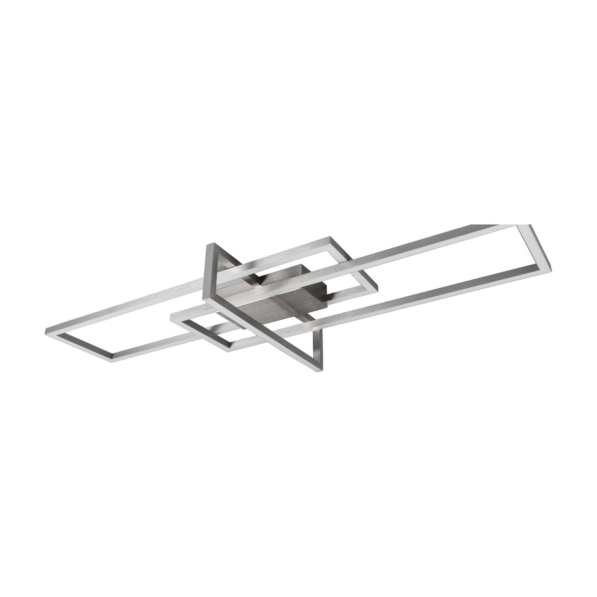 Salinas 3 Light 100cm LED Chandelier – Satin Nickel