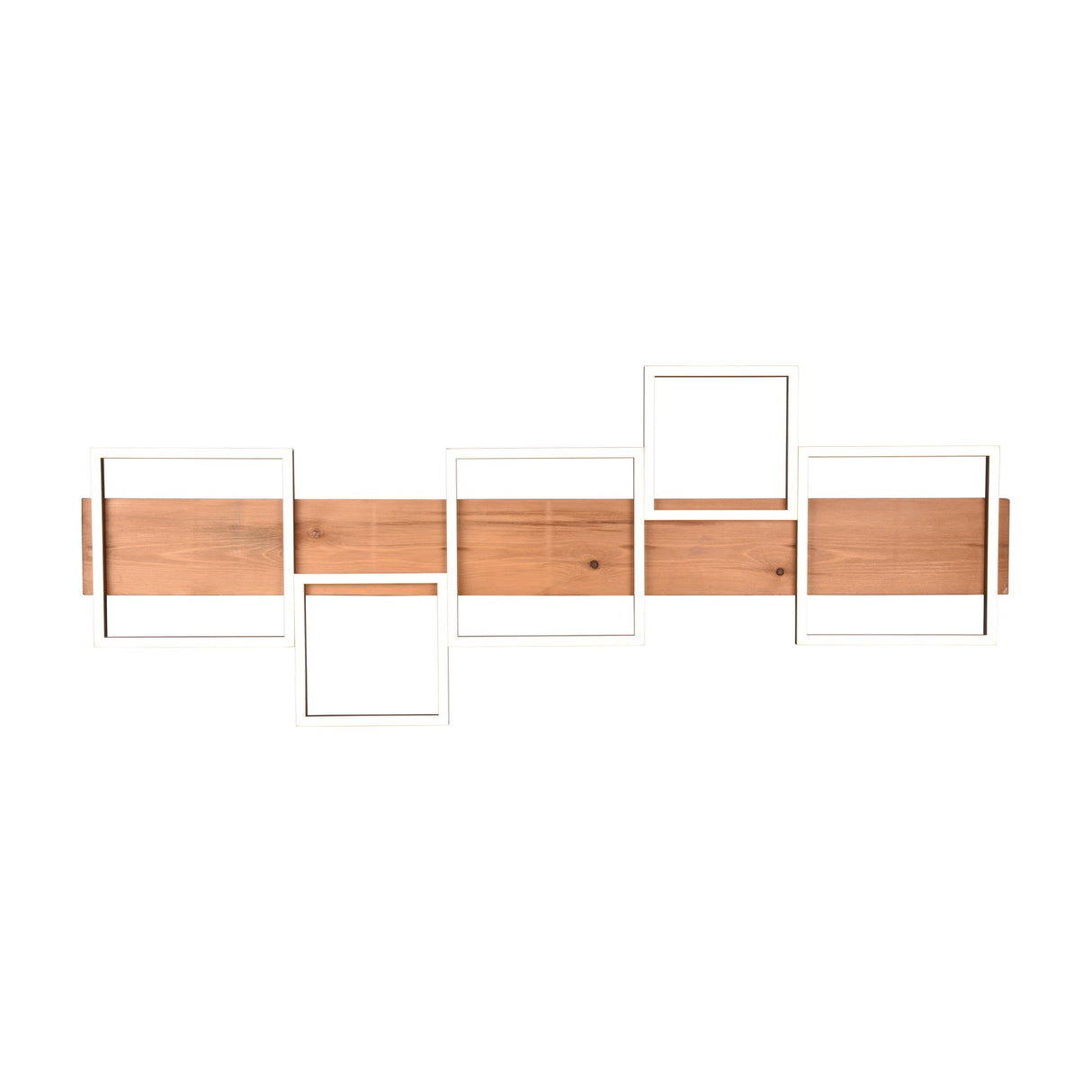 Harper 115cm LED Wooden Ceiling Light – Matt Black