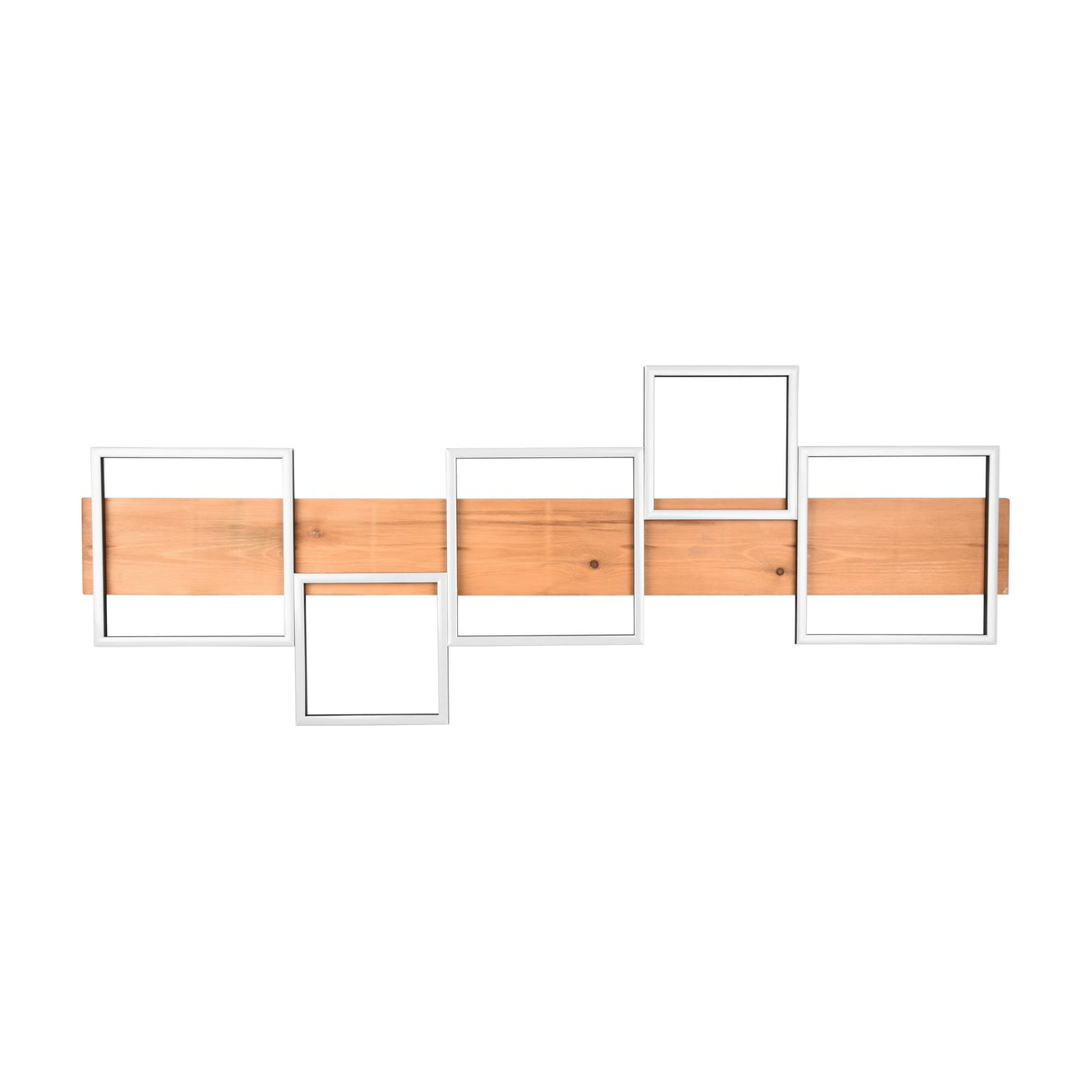 Harper 115cm LED Wooden Ceiling Light – Matt Black