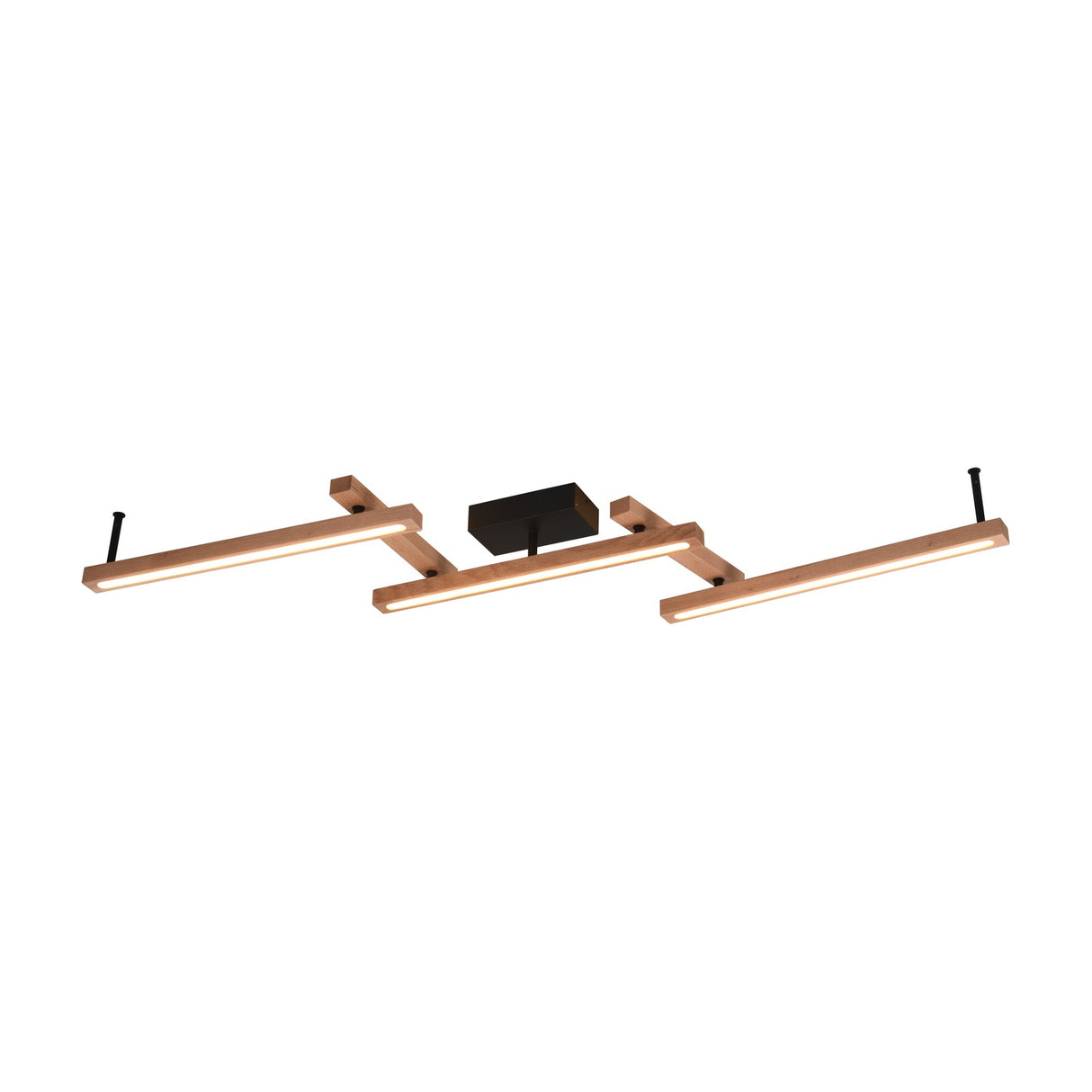 Bellari 3 Light LED Up Down Linear Ceiling Light – Wood