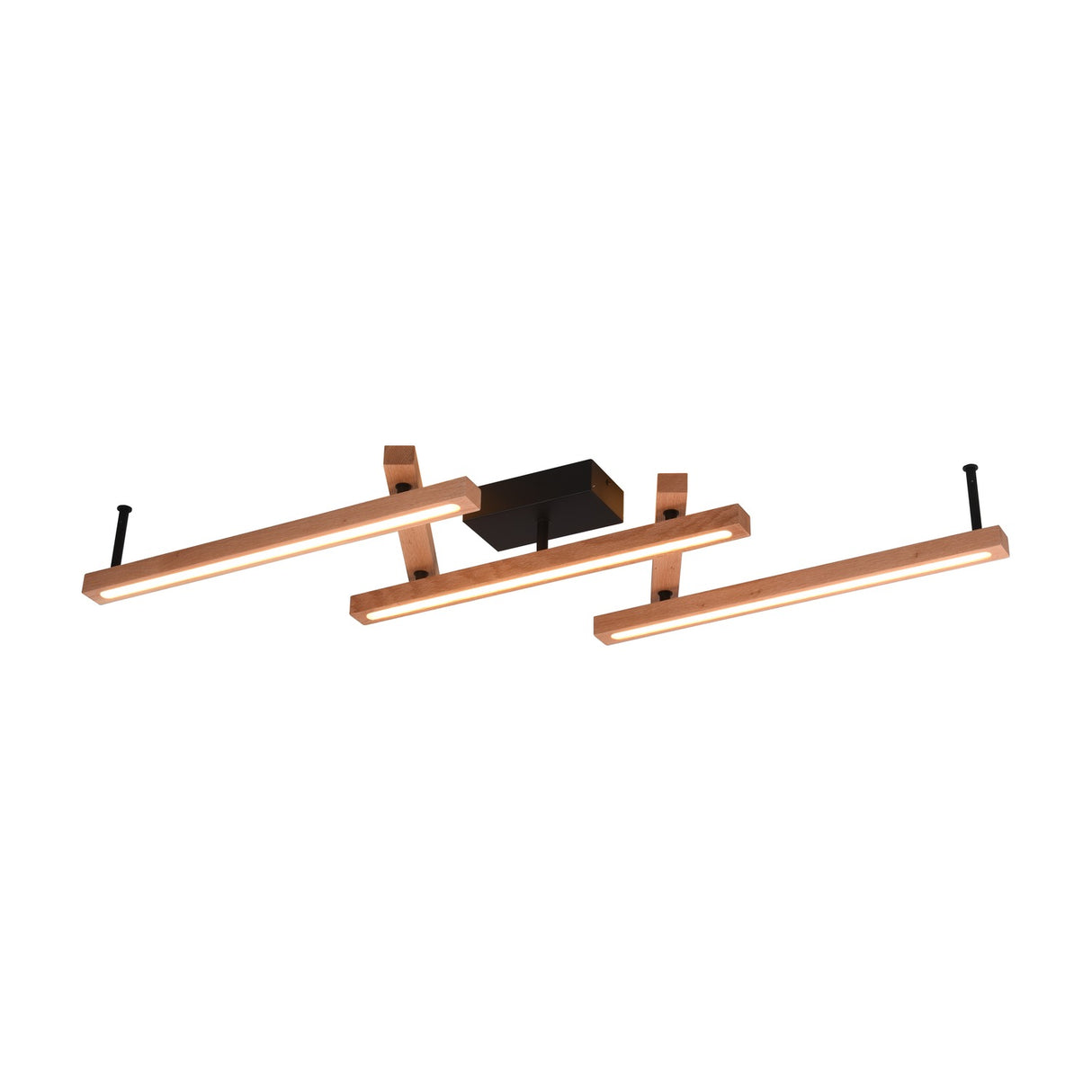 Bellari 3 Light LED Up Down Linear Ceiling Light – Wood