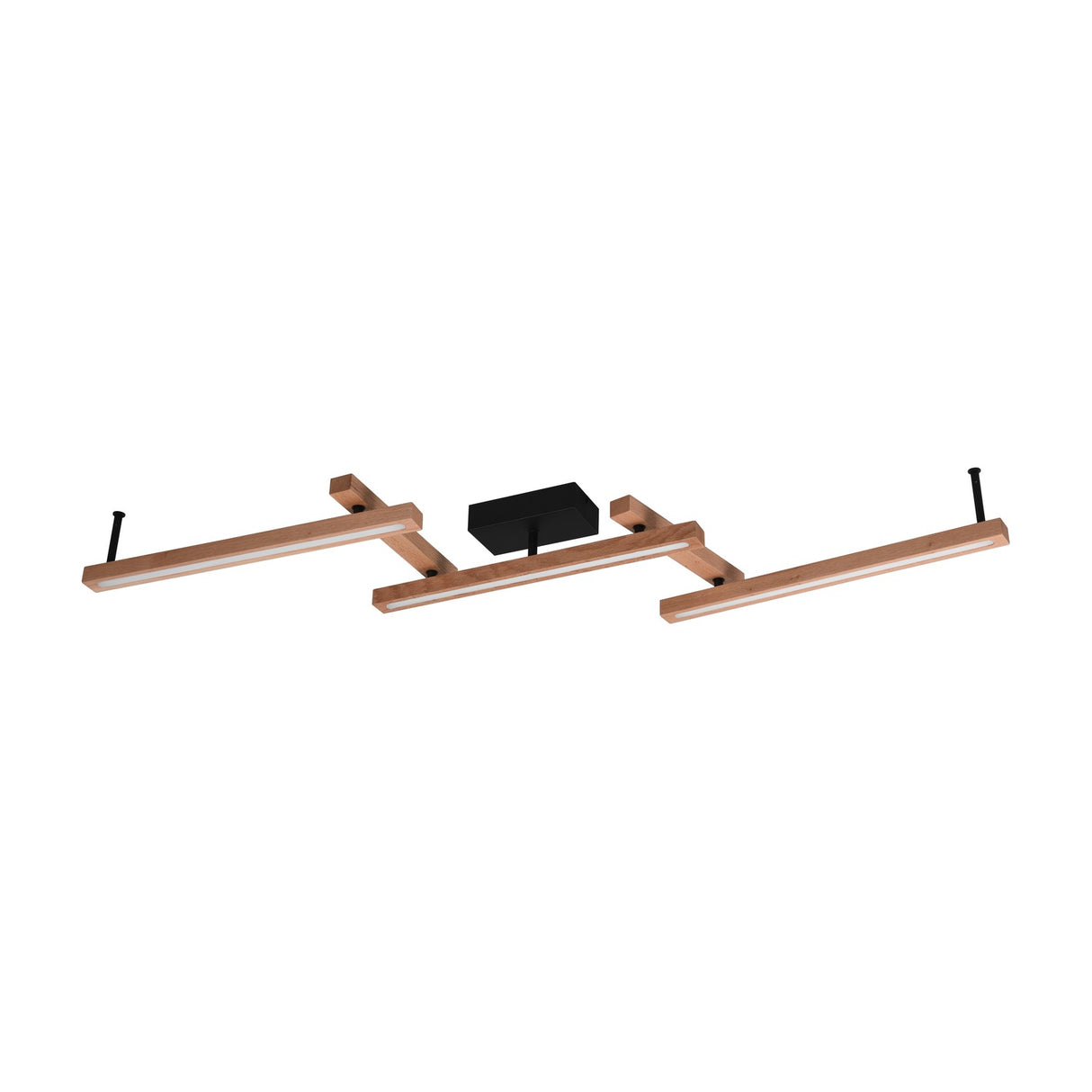 Bellari 3 Light LED Up Down Linear Ceiling Light – Wood