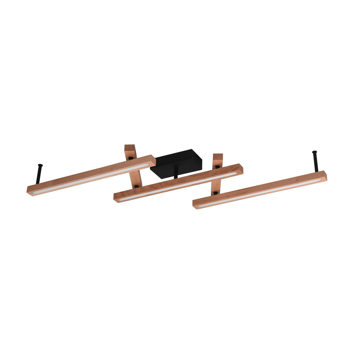Bellari 3 Light LED Up Down Linear Ceiling Light – Wood
