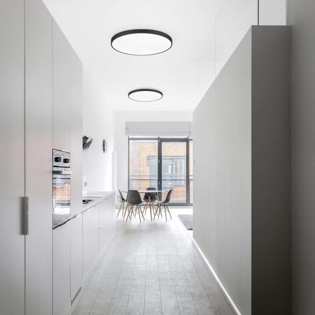 Waco LED Ceiling Light – Matt Black