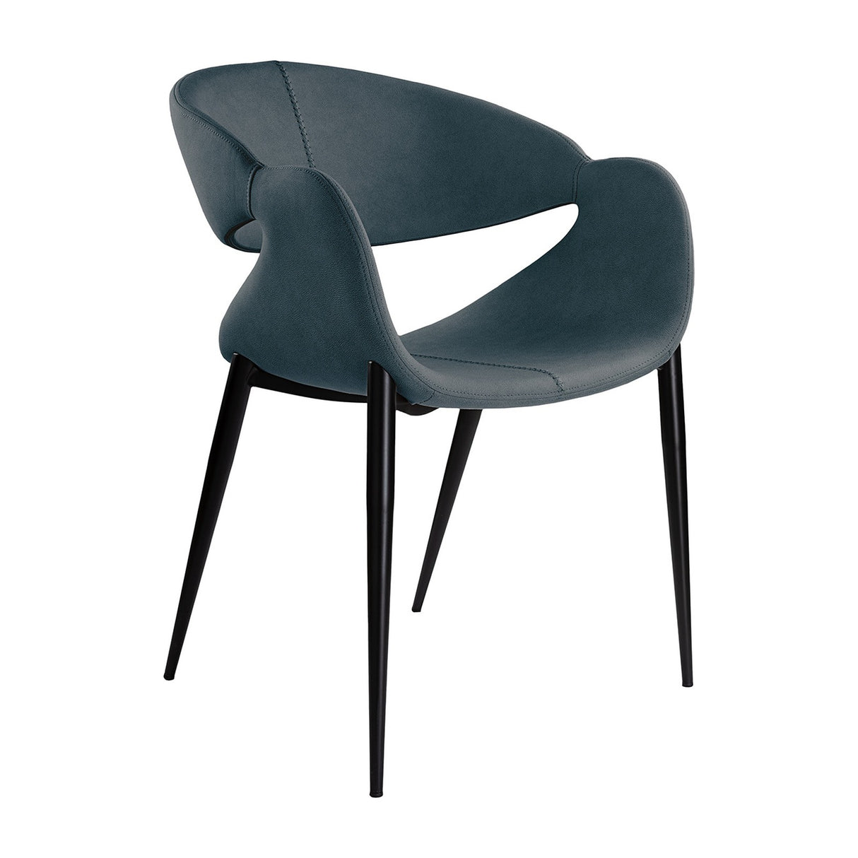 Giro Armchair - Dark Blue and Black