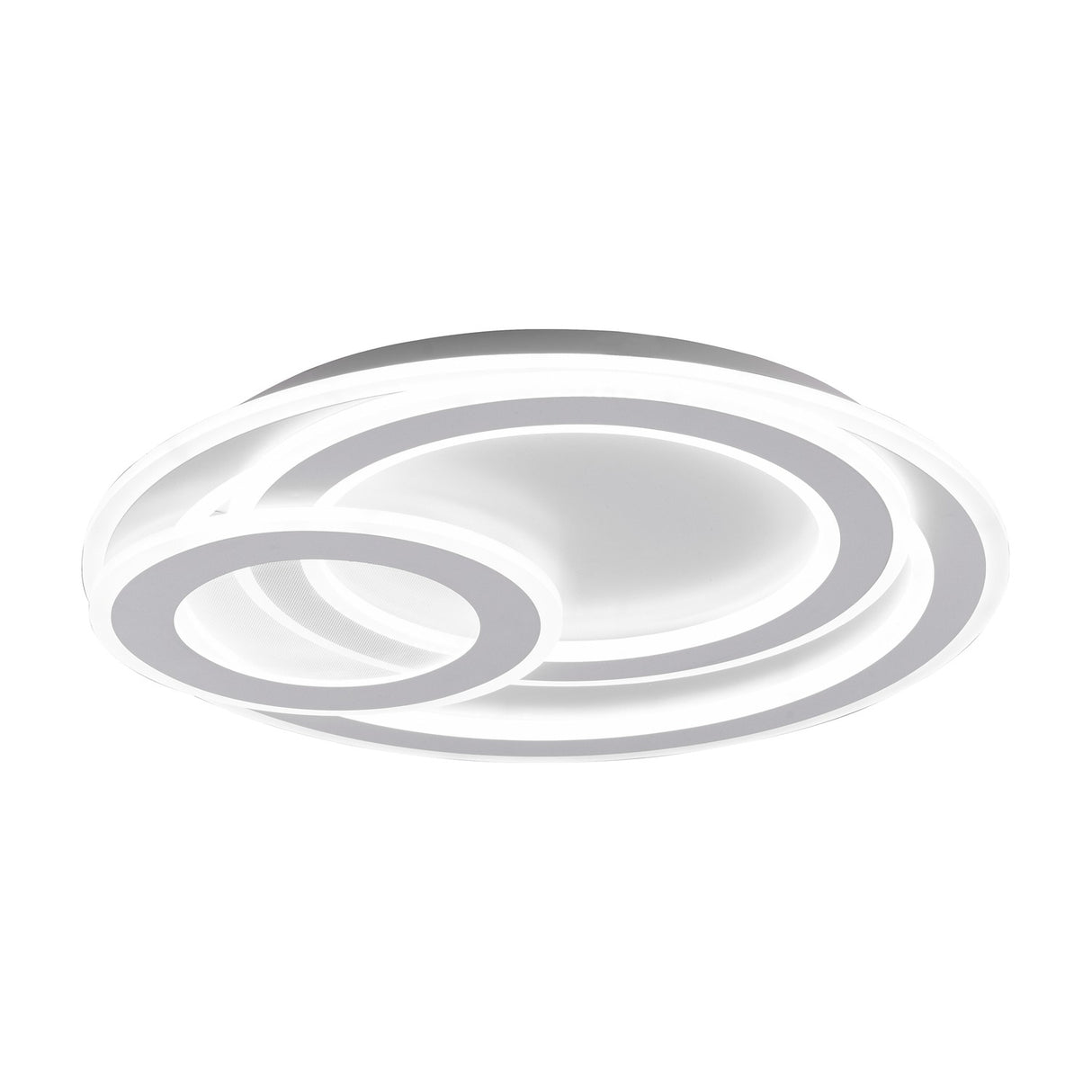 Mita 3 Light LED Circular Ceiling Light – Matt White
