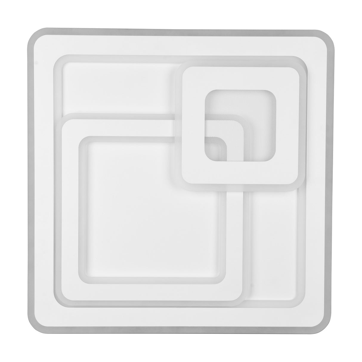 Mita 3 Light LED Square Ceiling Light – Matt White