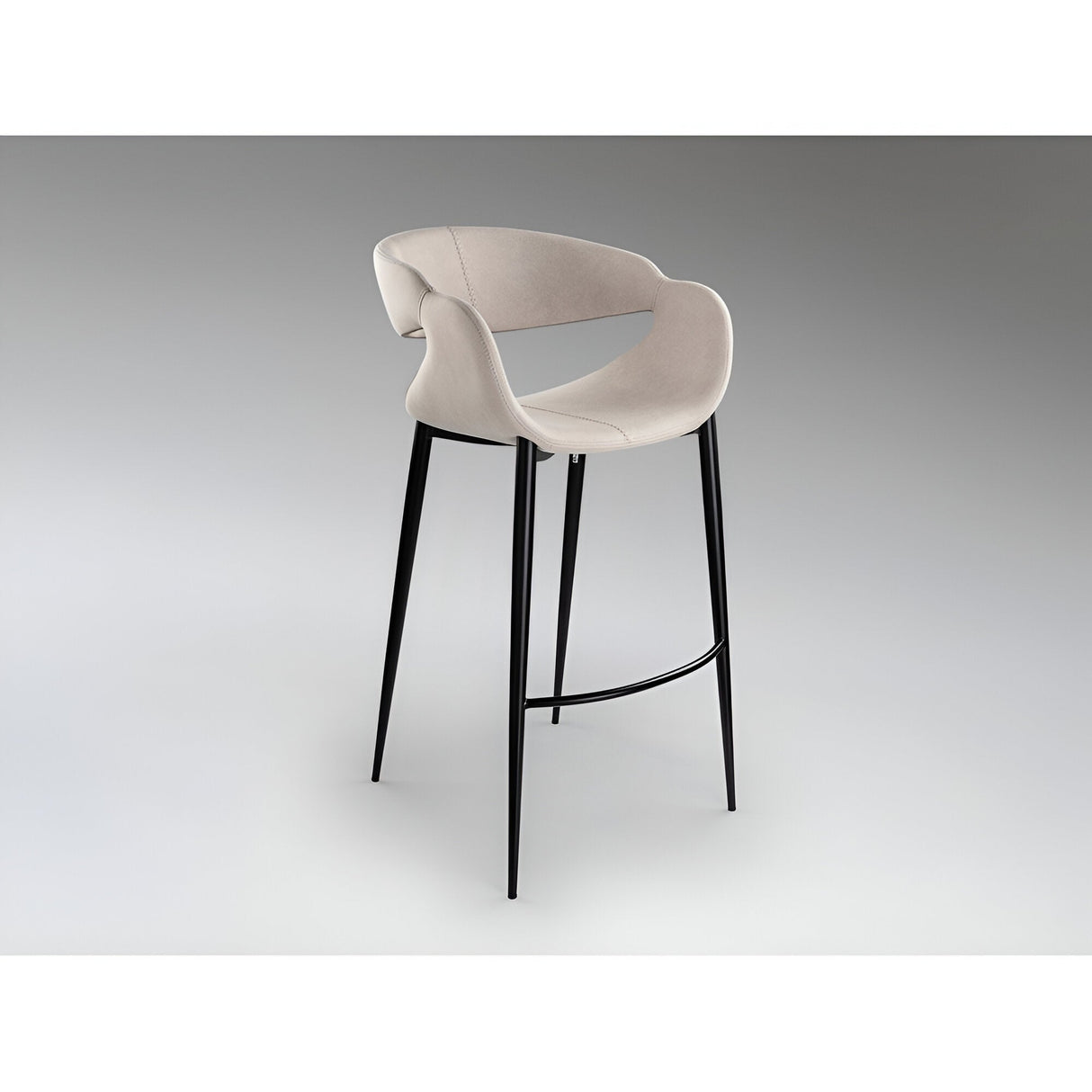 Giro Stool Chair - White
