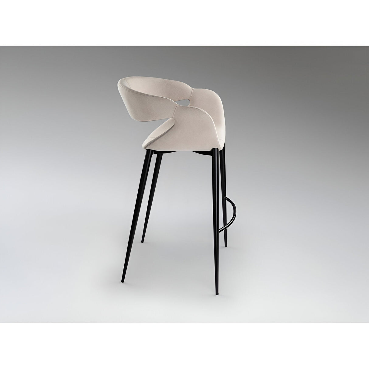 Giro Stool Chair - White