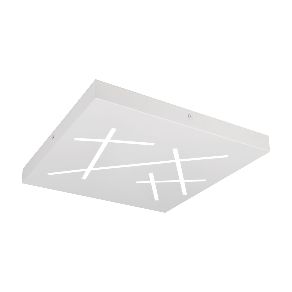 Snip 4 Light LED Square Ceiling Light – Matt White
