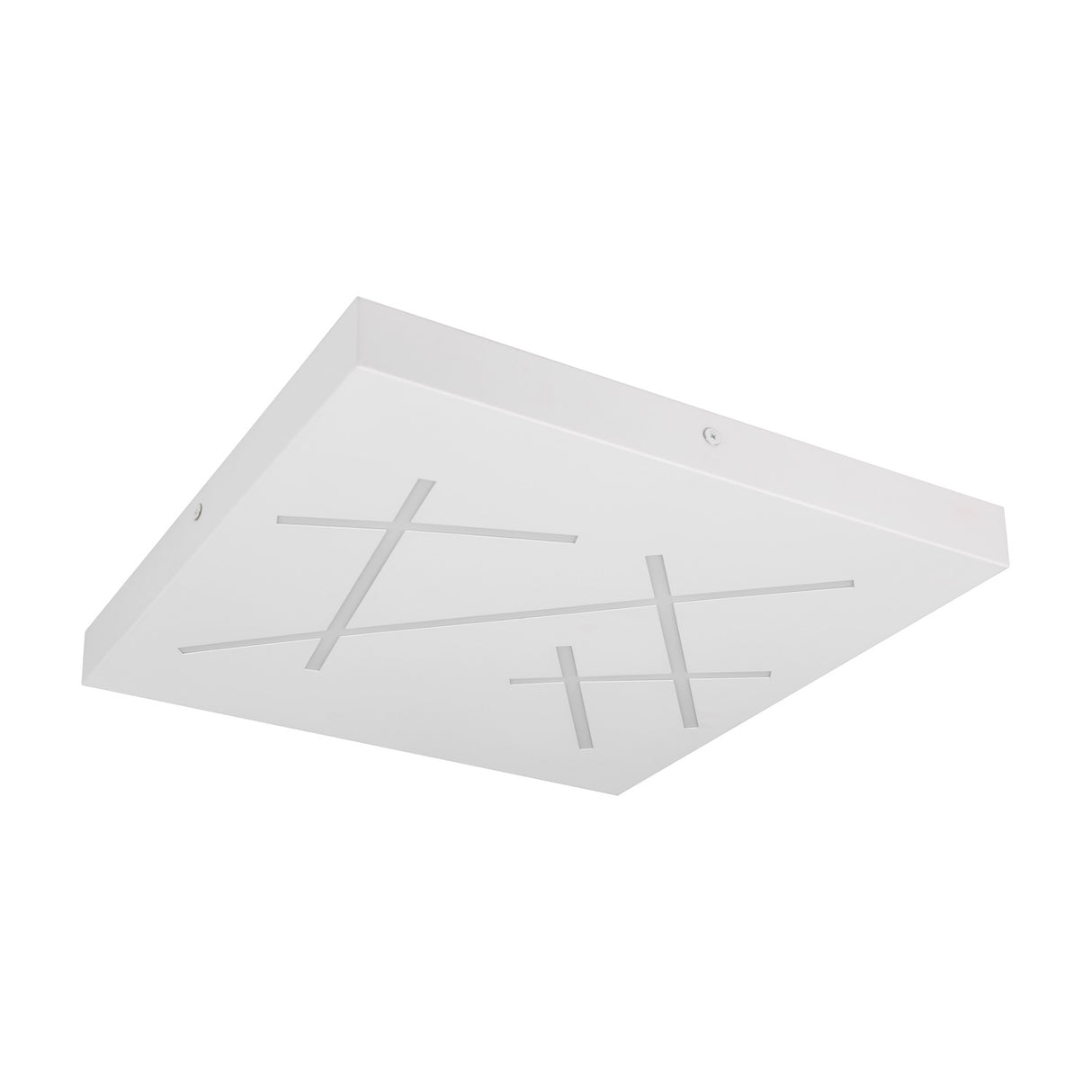 Snip 4 Light LED Square Ceiling Light – Matt White