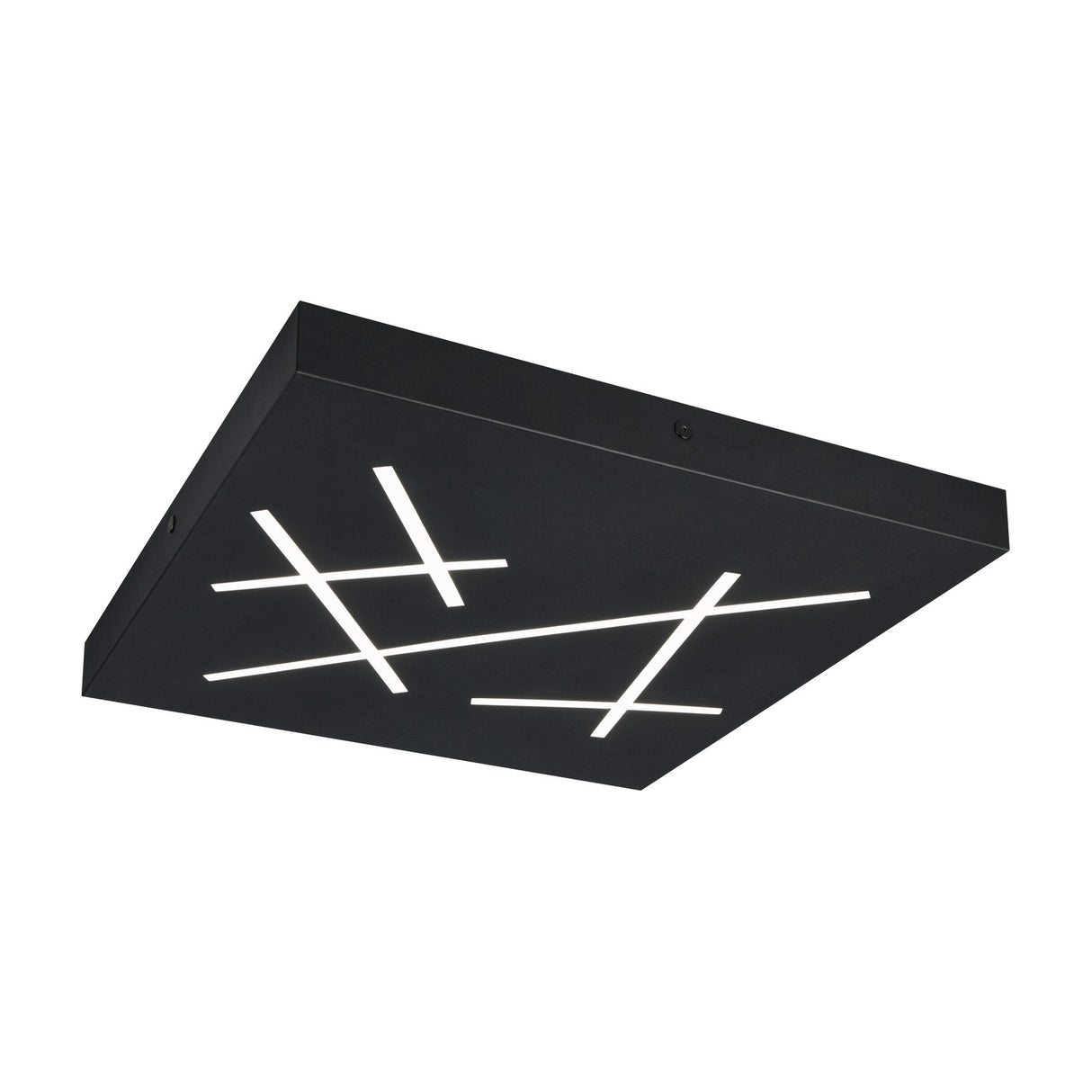 Snip LED Remote Control Square Ceiling Light – Matt Black