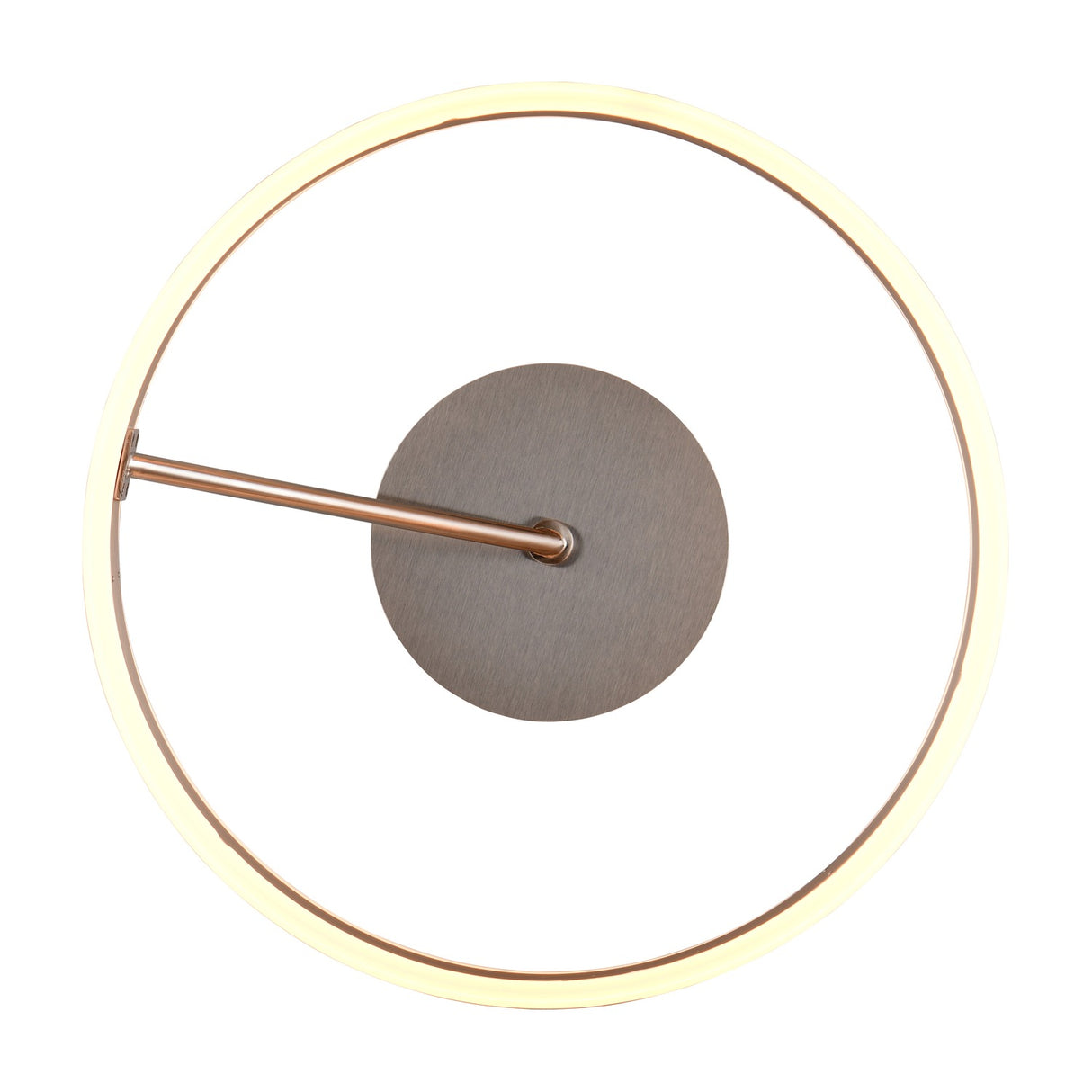 Dios LED Circular Ceiling Light – Satin Nickel
