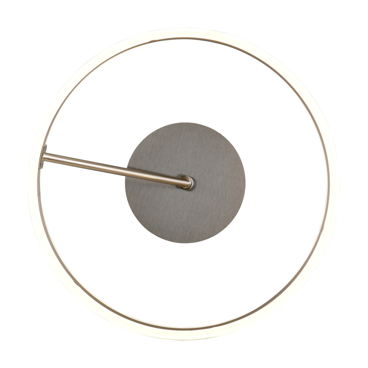 Dios LED Circular Ceiling Light – Satin Nickel