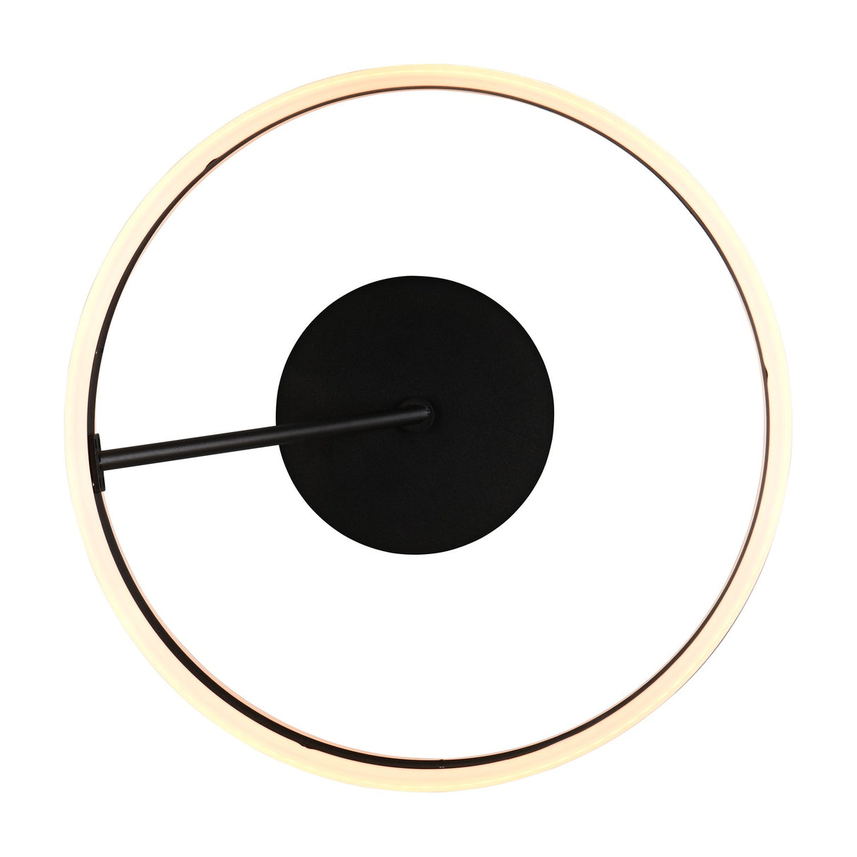Dios LED Circular Ceiling Light – Matt Black