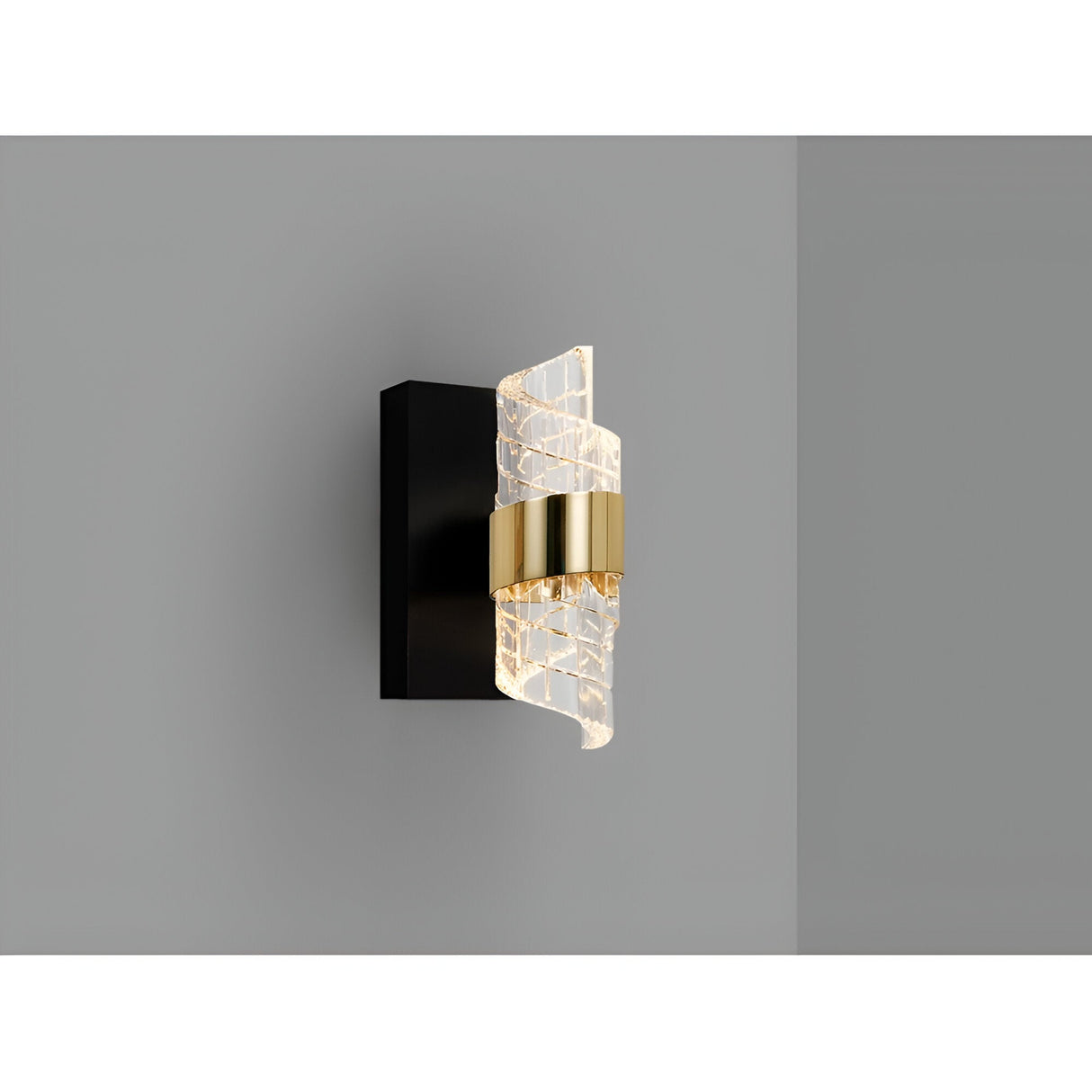 Iliada LED Wall Light 7W 3000K - Gold/Black