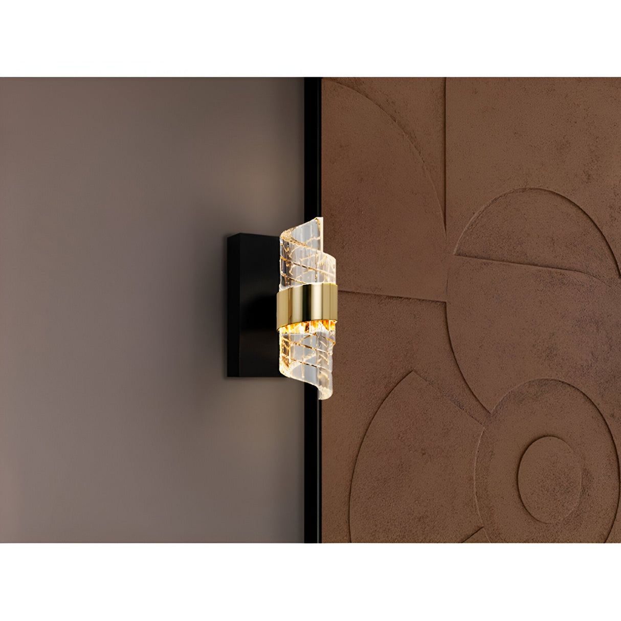 Iliada LED Wall Light 7W 3000K - Gold/Black