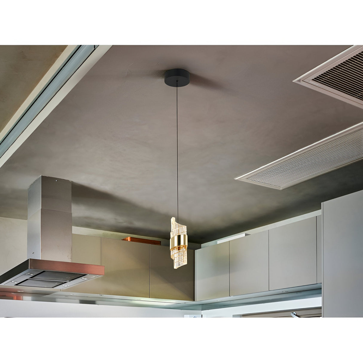 Iliada LED Pendant Light 7W 3000K - Black/Gold