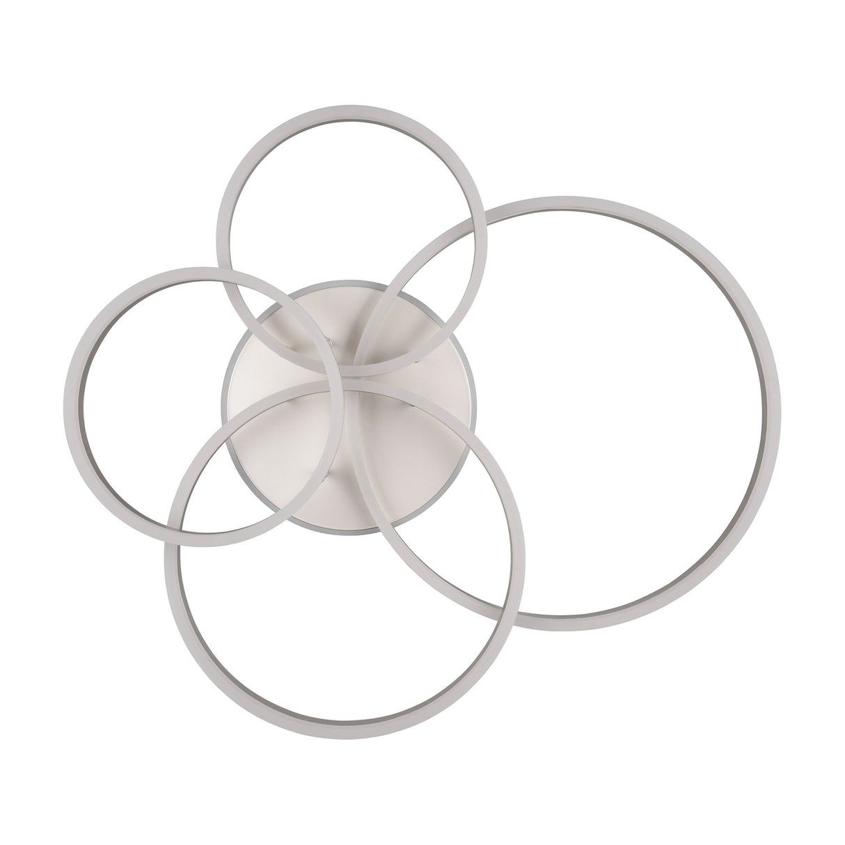 Drake 4 Light LED Circular Ceiling Light – Satin Nickel