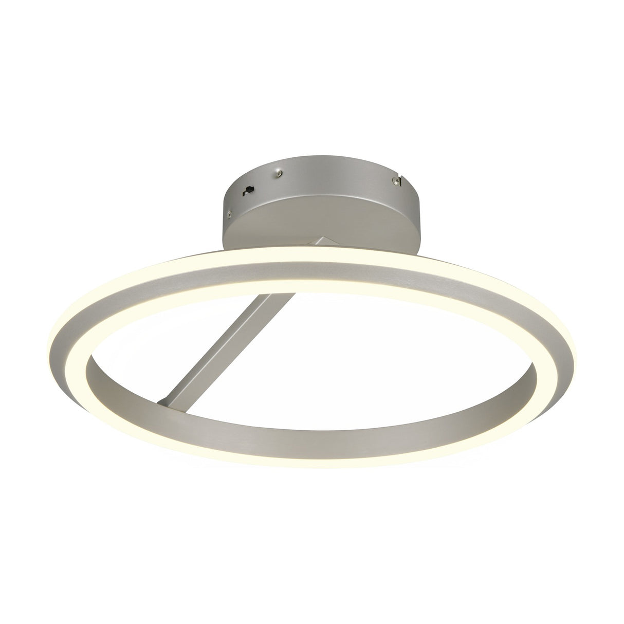 Amador LED Circular Ceiling Light – Satin Nickel