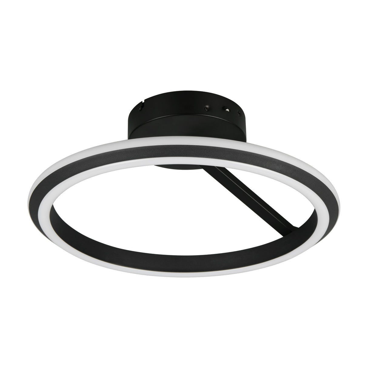Amador LED Circular Ceiling Light – Matt Black