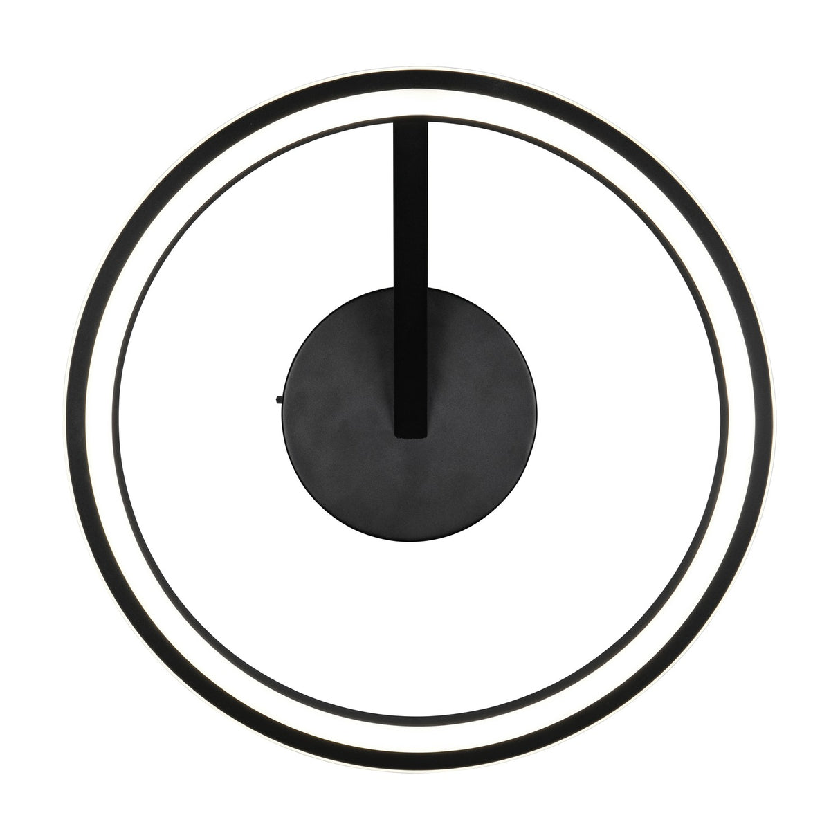 Amador LED Circular Ceiling Light – Matt Black