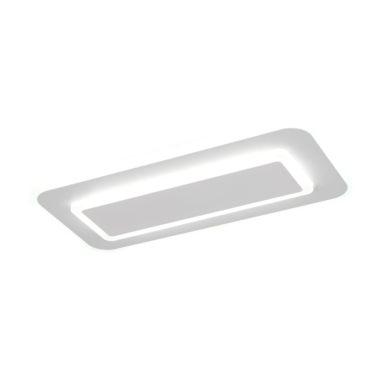 Riva LED Linear 40cm Ceiling Light – Matt White