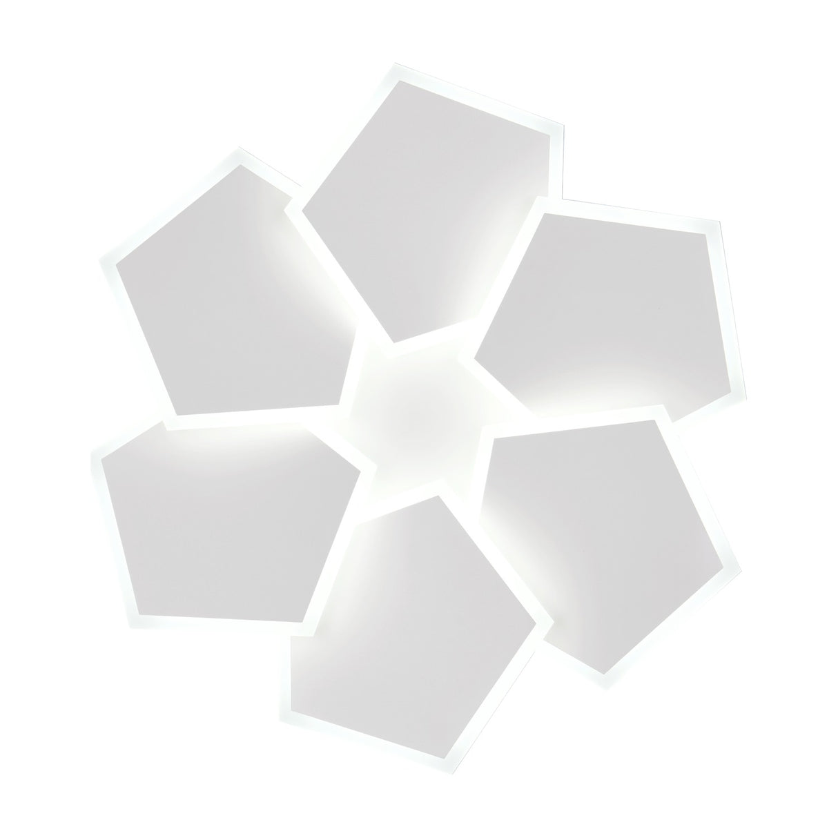 Zaya 7 Light LED Remote Control Chandelier – Matt White